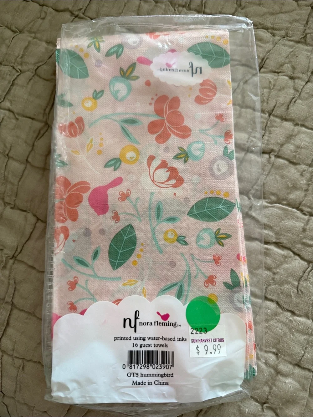 Paper napkins three different kinds